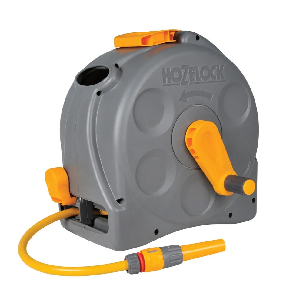 Hozelock Compact slangeopruller 25 meter fritstående model