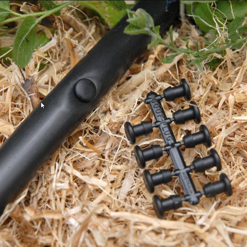 4mm propper - Effektive UV-stabile blanking plugs til at lukke huller i 13mm/19mm vandingsrør og afslutte 4mm rør