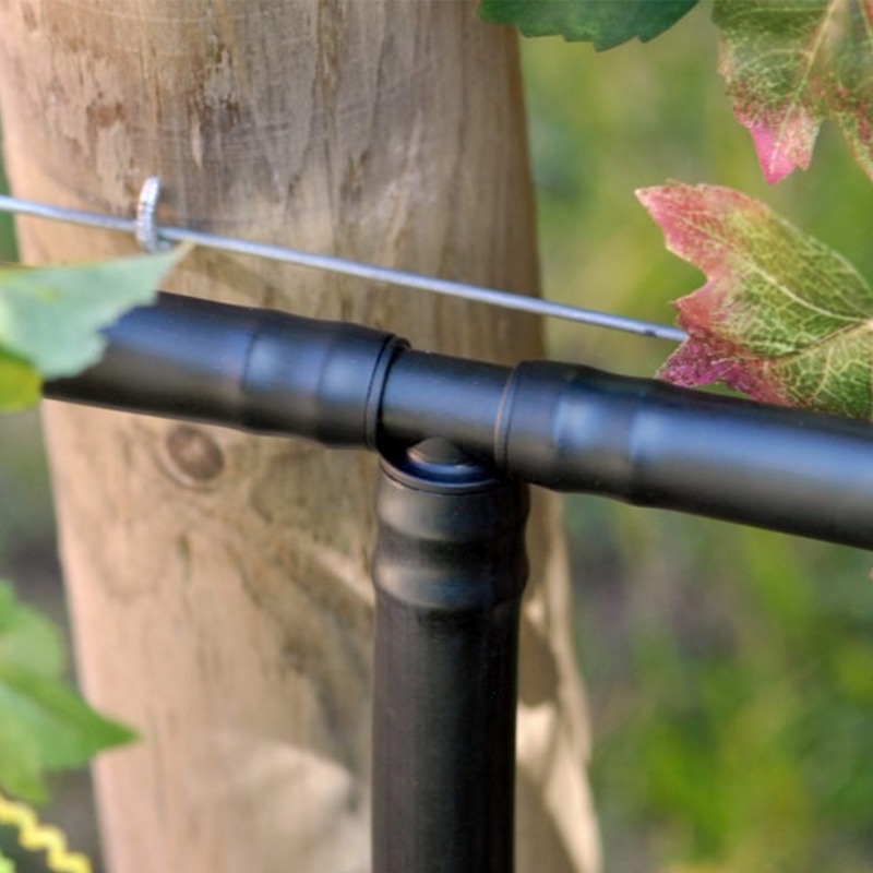 Nem montering af T-kobling 13mm på 13mm vandingsslanger og siveslanger.