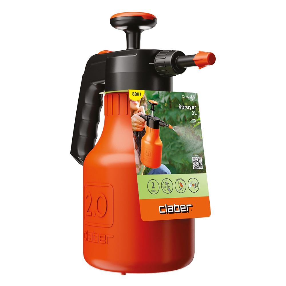 Have sprøjte med 2 liters beholder og håndtag