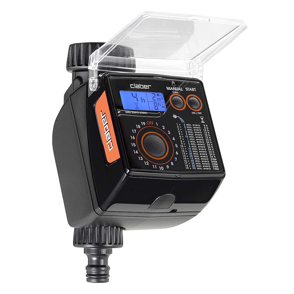 Claber Tempo Logic – automatisk vandingsur med baggrundsbelyst display