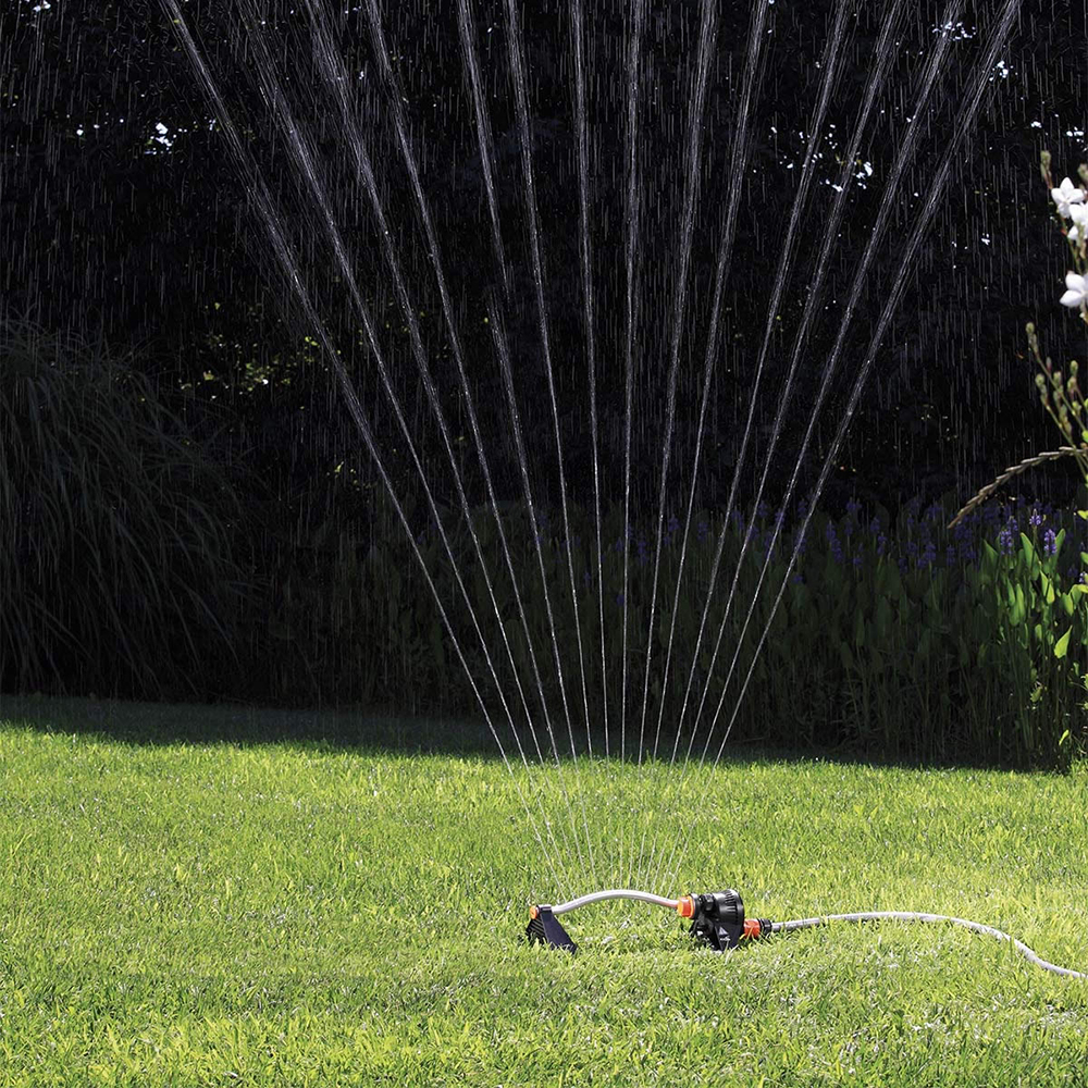 Compact-160, oscillerende sprinkler, stor turbine, naturlig regn effekt, 180 m².