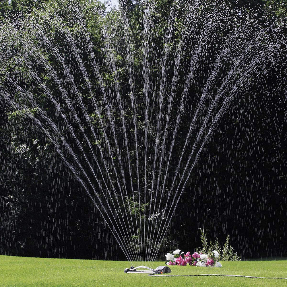 Robust Compact-16 Super Metal: Ideel til store grønne områder. Turbinen giver effektiv vanding.