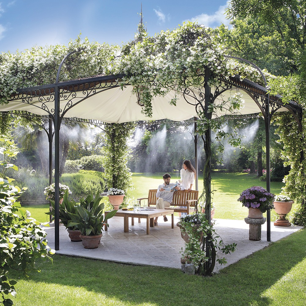 Mistsystem med 9 dyser og 12 meter slange fra Claber