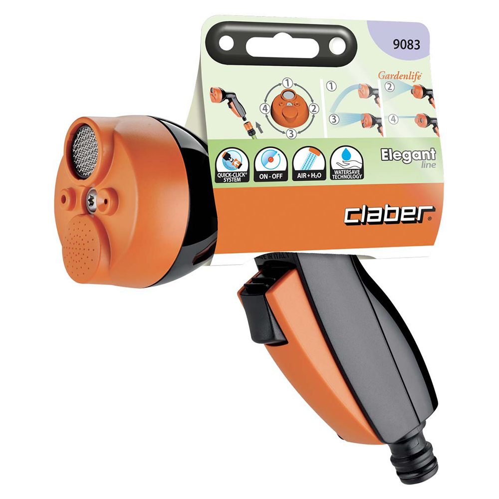 Ergonomisk og letvægts design med praktisk trykknap - nem styring af vandflow