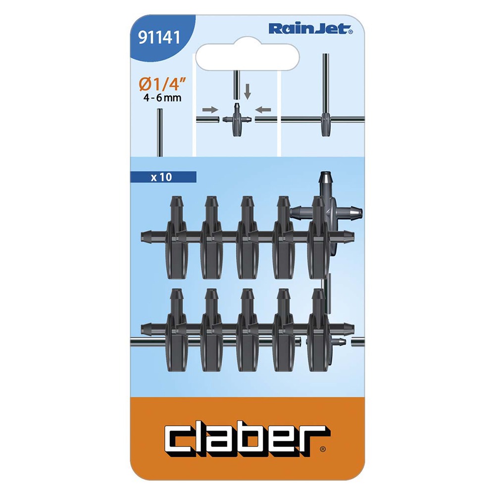 1/4 Tee med vandtæt forsegling for nul lækage