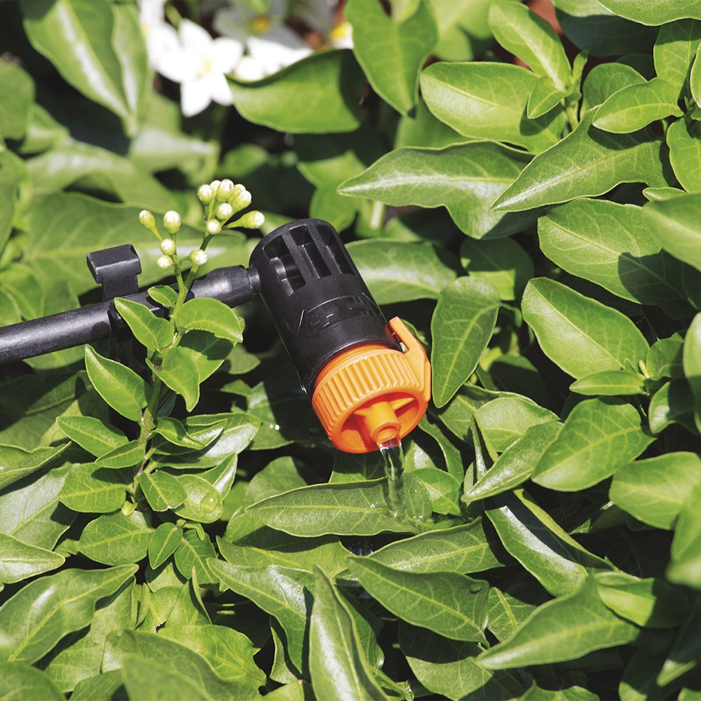 Dyse "End Dripper" med pigget tilslutning for nem installation