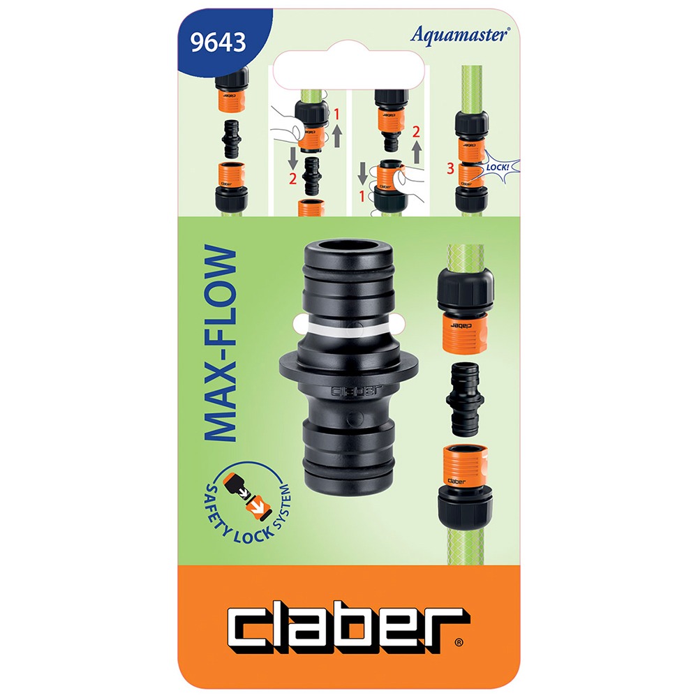 2-vejs Max-Flow Nippel - Perfekt vandtæt forsegling