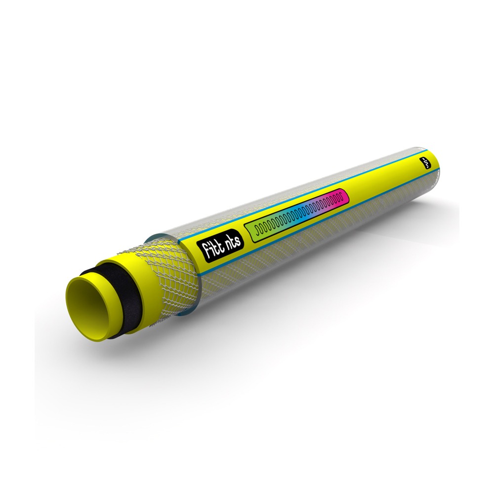 Robust FITT NTS 1" vandslange 50 meter med anti-knæk og UV-beskyttelse