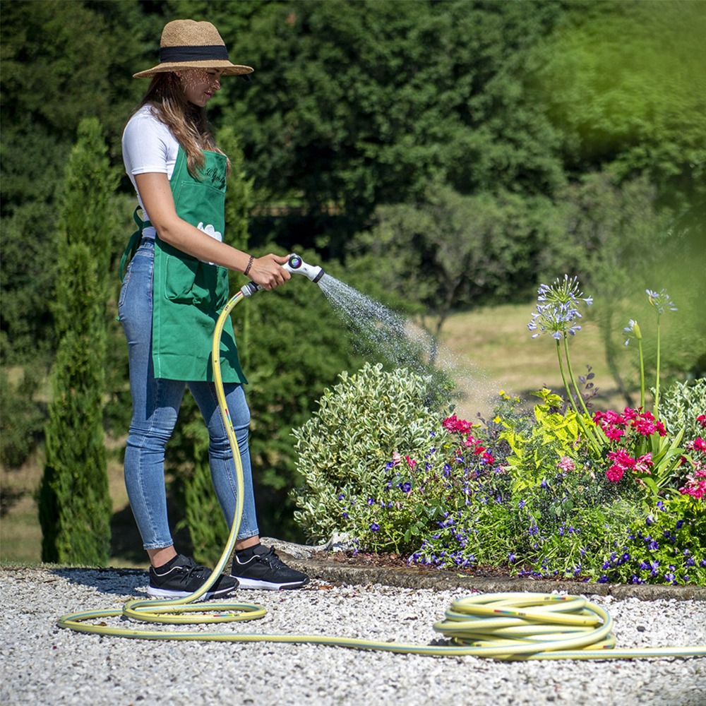 FITT NTS Yellow 50 m vandslange – 6-lags konstruktion med NTS-teknologi