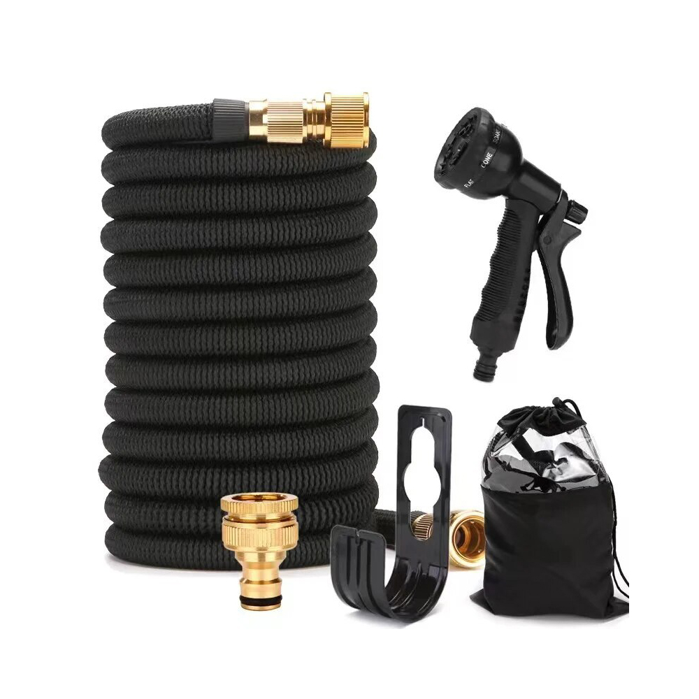 Fleksibel haveslange 22 m med 8-funktions dyse og opbevaringspose