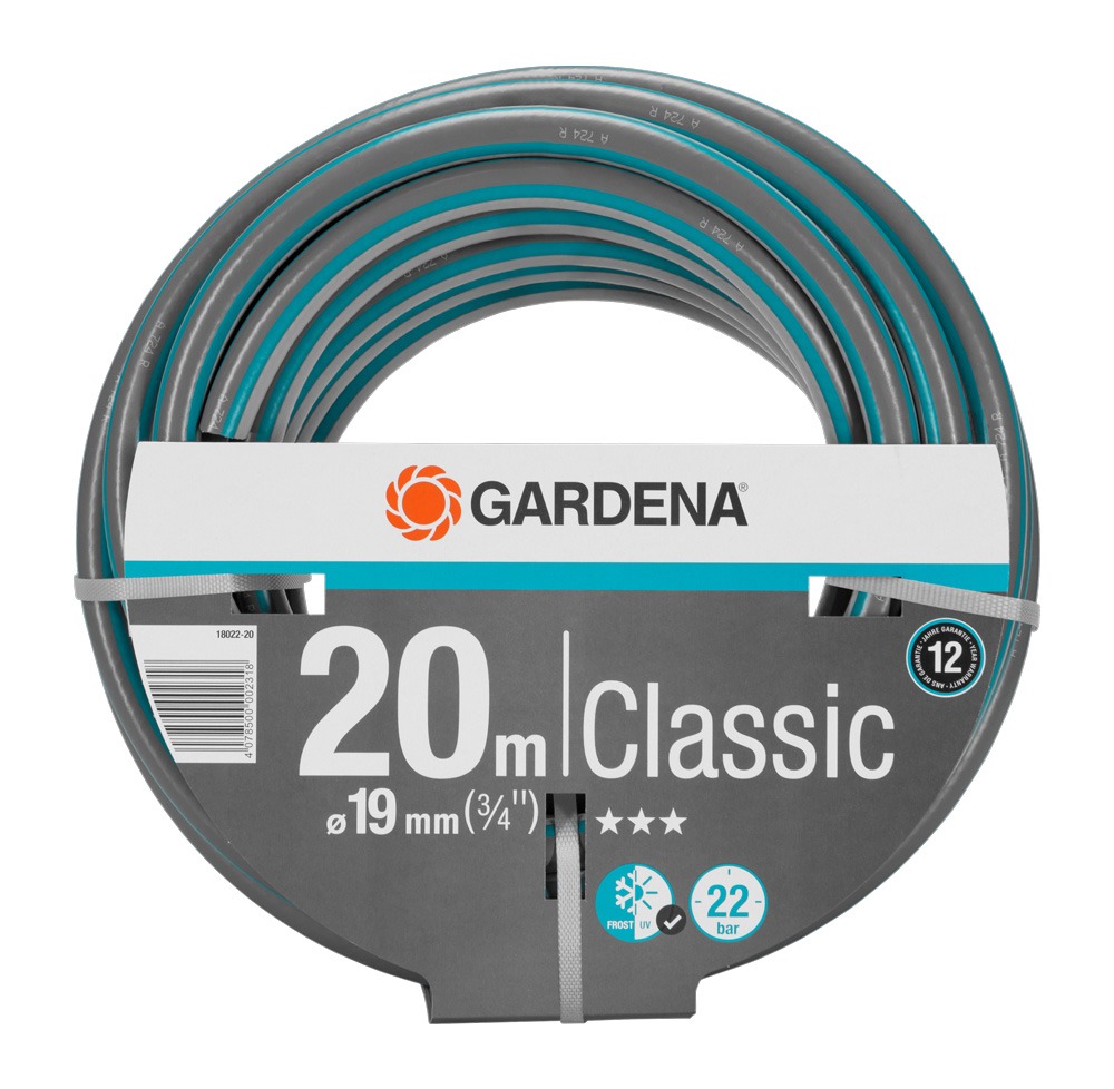 Gardena Classic haveslange 3/4 tomme 20 meter varenr 18022-20