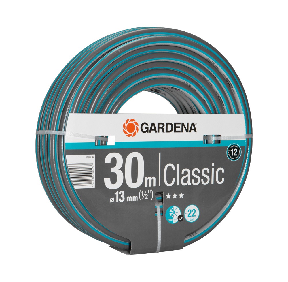Gardena Classic trykfast haveslange 22 bar 30m