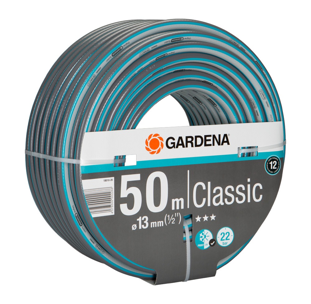 Gardena Classic trykfast haveslange 22 bar 50m