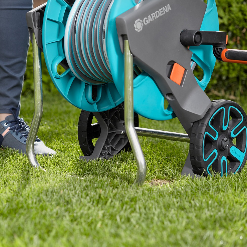 Frostbeskyttet slangevogn til udendørs opbevaring