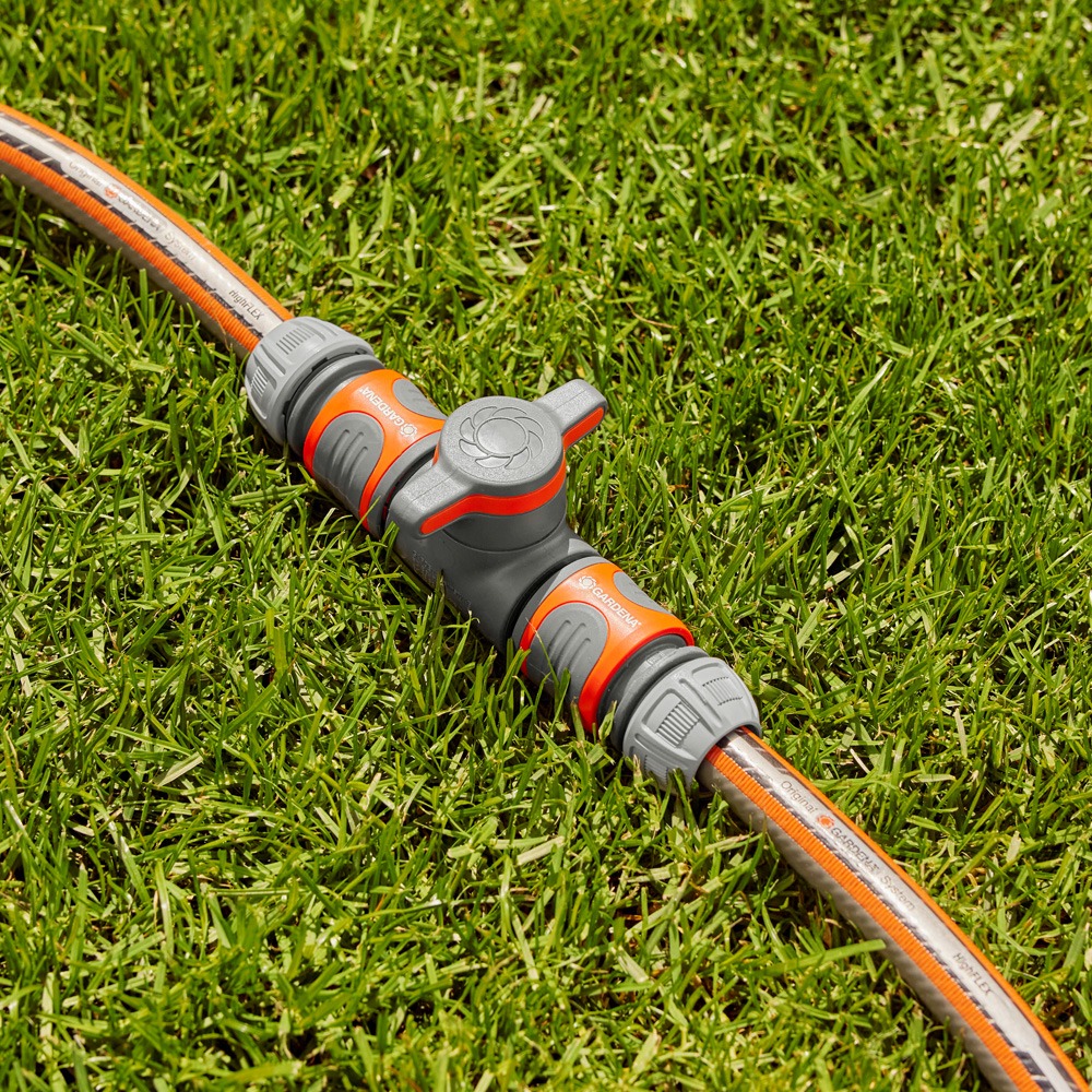 Montering af GARDENA mellemled med reguleringsventil