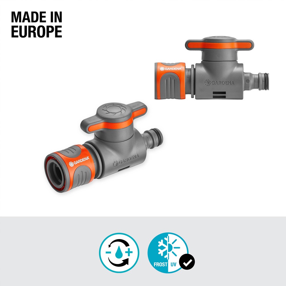 GARDENA reguleringsventil monteret på Y-led