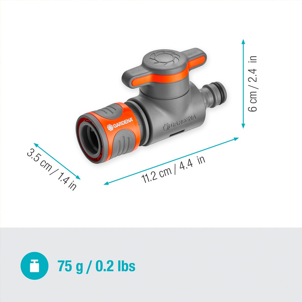 Justering af vandgennemstrømning med GARDENA reguleringsventil