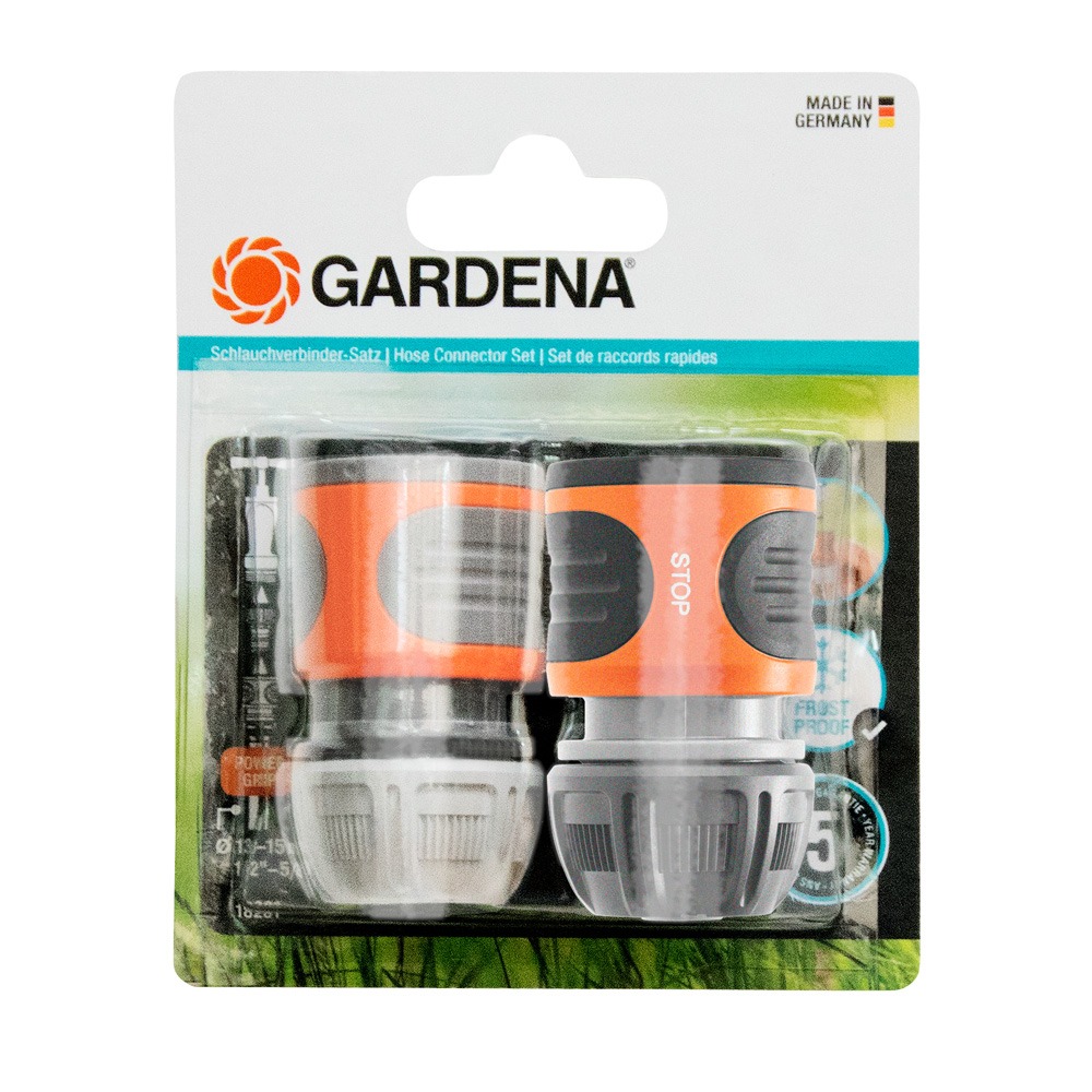 Brugervenlig håndtering af GARDENA slangekobling 1/2" sæt