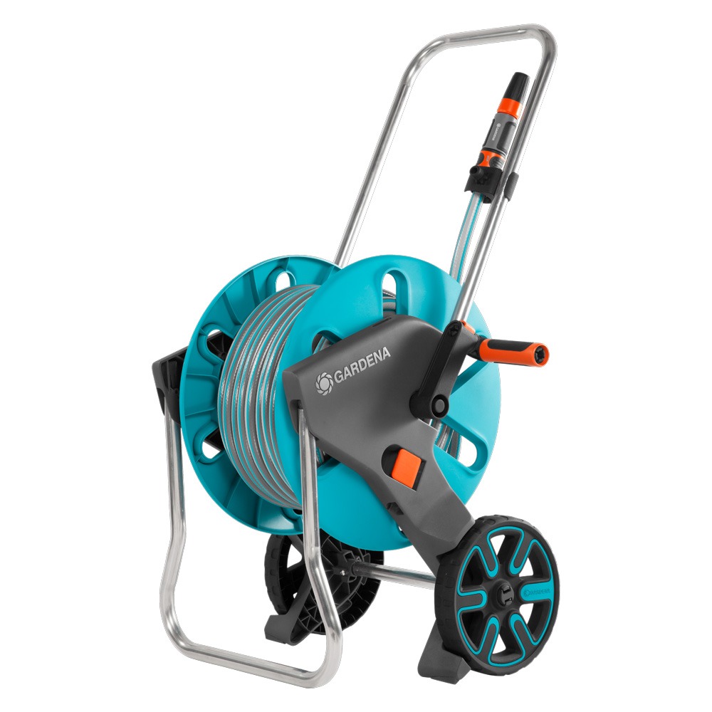 Slangevogn med 1/2 tomme 20 meter slange og dyse