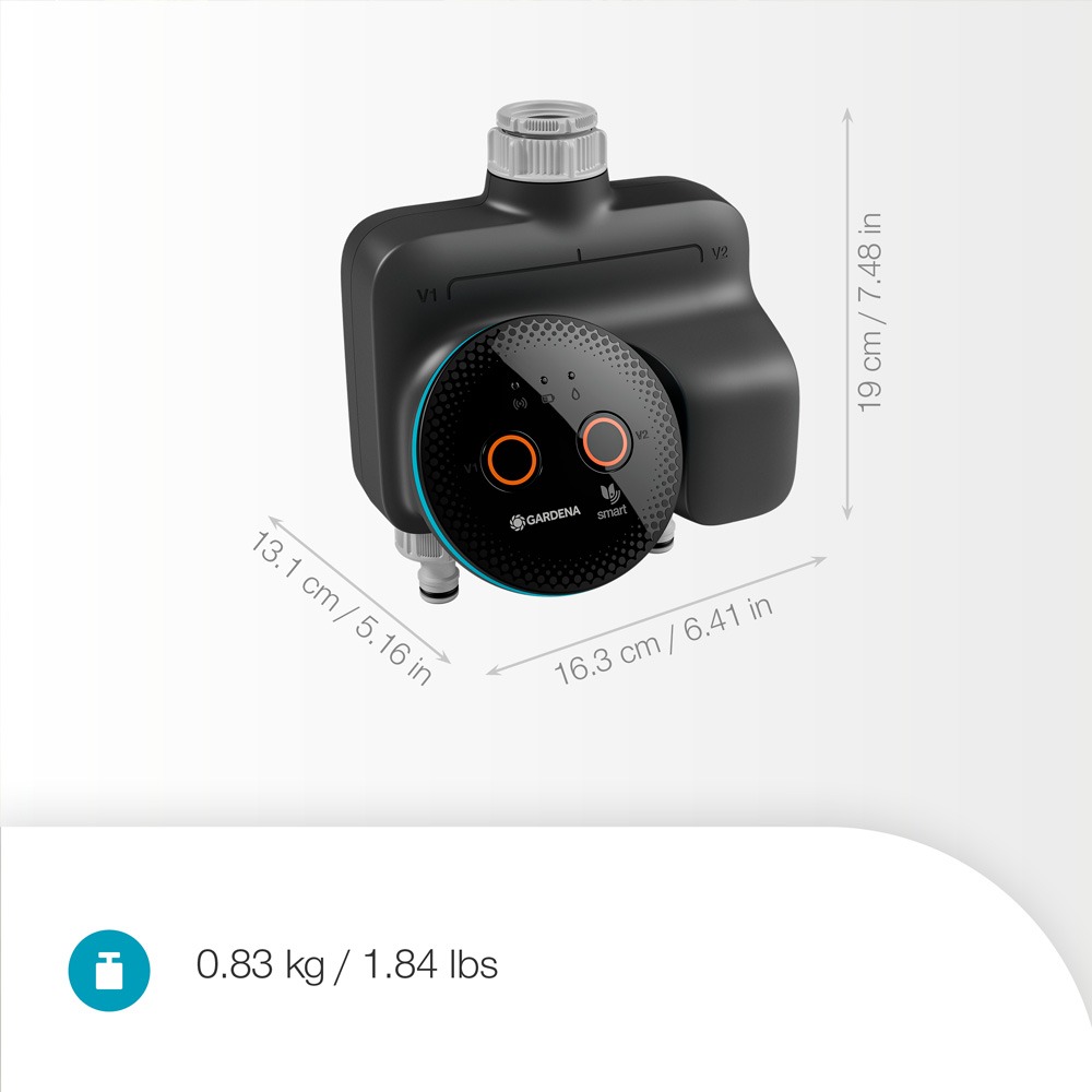 App-styret dobbelt vandingscomputer