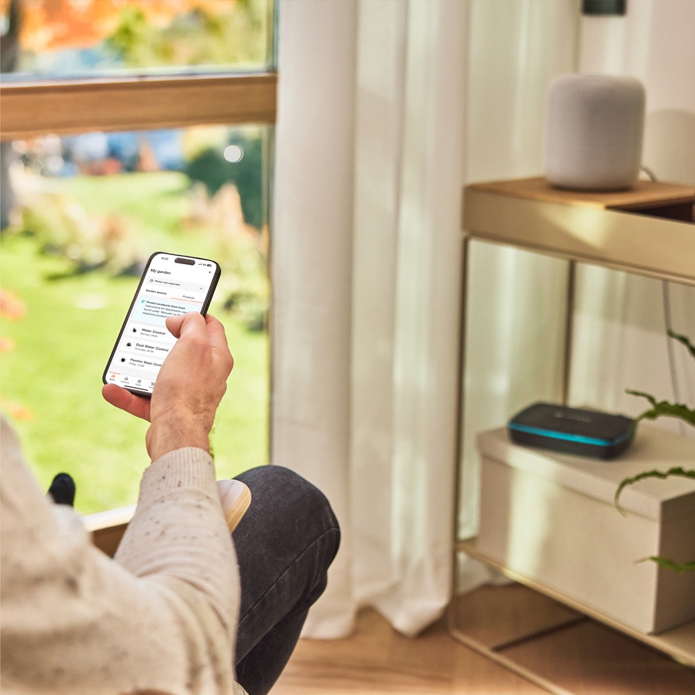 Ventildetalje på Gardena smart vandingscomputer