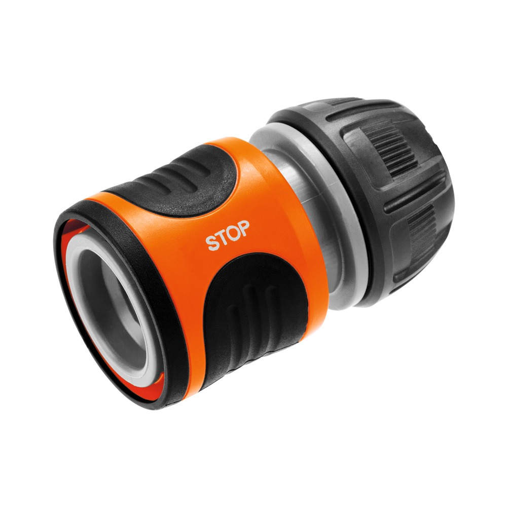 Gardena slangekobling med vandstop 1/2 tomme