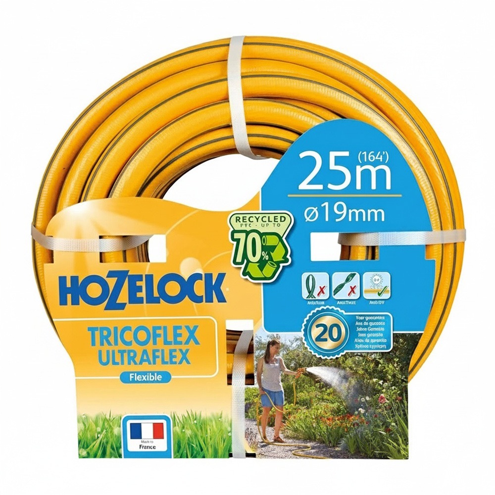 Hozelock Ultraflex haveslange 25 m (3/4") – kraftig og fleksibel